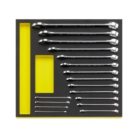 Stahlwille Tools Combination Wrenchs i.TCS inlay No.TCS 13/17, 6-24MM MF 2/3-tray17-pcs. 96830351